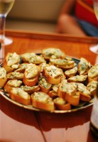 Pear and Gorgonzola Crostini