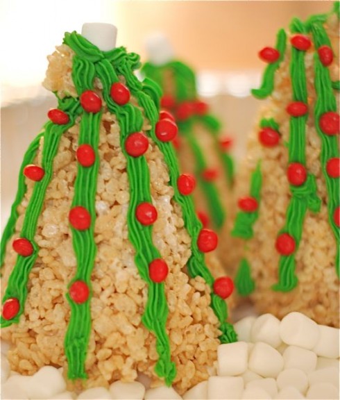 Rice Krispie Trees