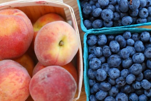 Blueberries & Peaches