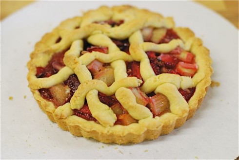 Strawberry Rhubarb Tart