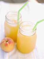 Roasted Peach Lemonade