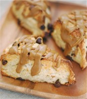 Banana Bread Chocolate Chip Scones