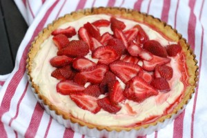 Strawberry Lemon Cream Tart