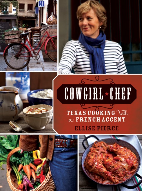 The cover of Cowgirl Chef by Ellise Pierce and an interview with her