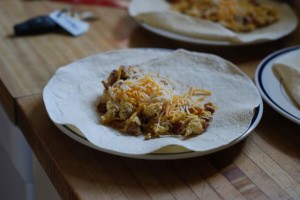 Breakfast Wrap with Cheese