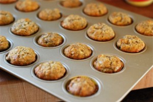 Mini Banana Muffins via The Naptime Chef