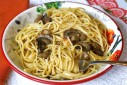 Quick Mushroom & Bacon Carbonara via The Naptime Chef