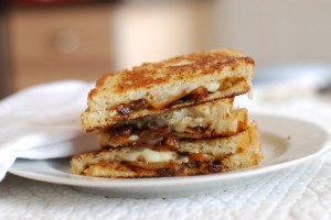 Caramelized Onion Grilled Cheese via The Naptime Chef