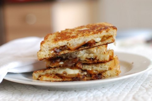 Caramelized Onion Grilled Cheese via The Naptime Chef