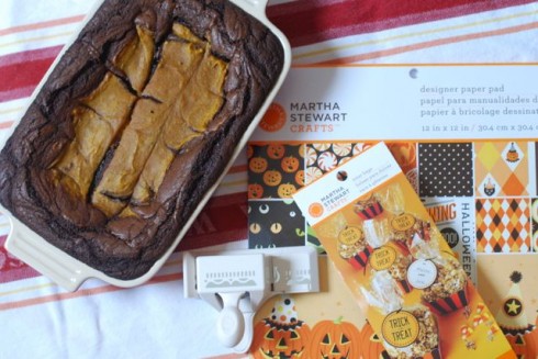 Pumpkin Swirl Blondies via The Naptime Chef