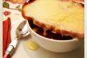 Apple Cider French Onion Soup via The Naptime Chef