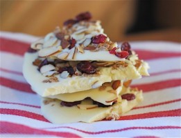 White Chocolate Bark via The Naptime Chef