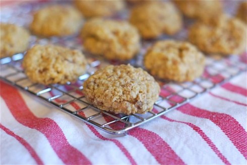 Simple Oatmeal Heath Bar Cookies via The Naptime Chef