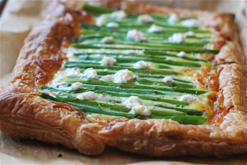 Asparagus Cheese Tart | The Naptime Chef