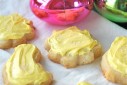 Coconut Shortbread with Lemon Buttercream