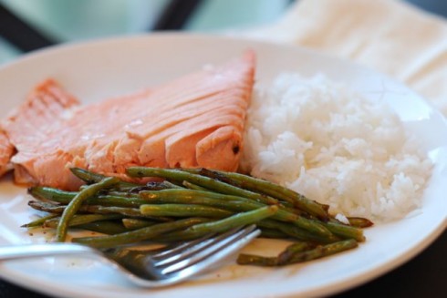 Lemon Pepper Salmon & Haricot Vert