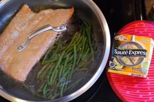 Lemon Pepper Salmon with Haricot Vert