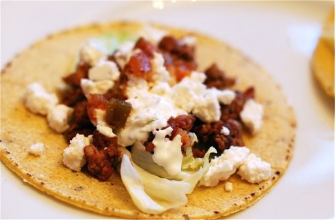 Chorizo Tacos