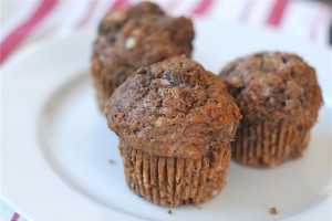 Chocolate Greek Yogurt Muffins