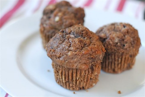 Chocolate Greek Yogurt Muffins