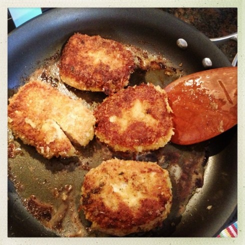 Crispy Lemon Sage Pork Chops