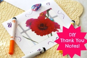 DIY Thank you notes