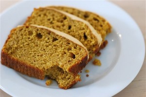 Pumkpin Bread with Cream Cheese Frosting