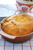 Bacon and Rosemary Bread Pudding