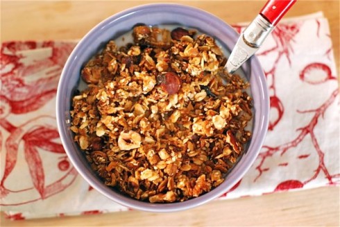 Hazelnut & Cocoa Nib Granola | The Naptime Chef