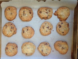 Bourbon & Sea Salt Chocolate Chip Cookies