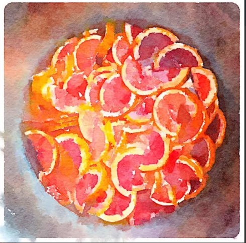 Marmalade Painted in Waterlogue