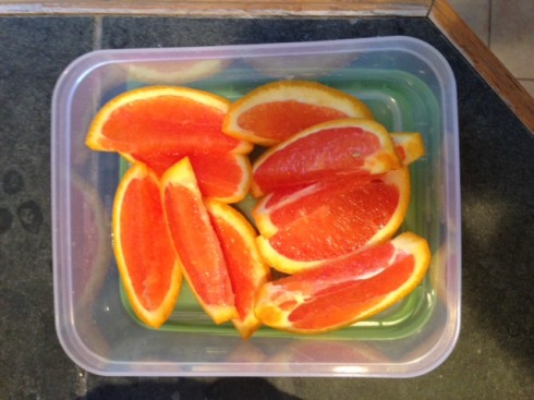 Cara Cara orange slices