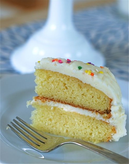 White Chocolate Birthday Cake