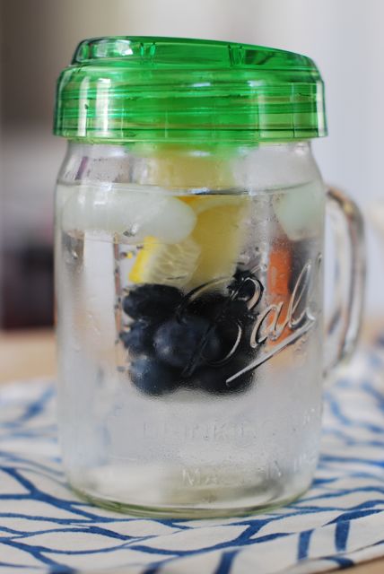 Blueberry Lemon Water