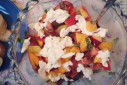 Peach Tomato & Burrata Salad