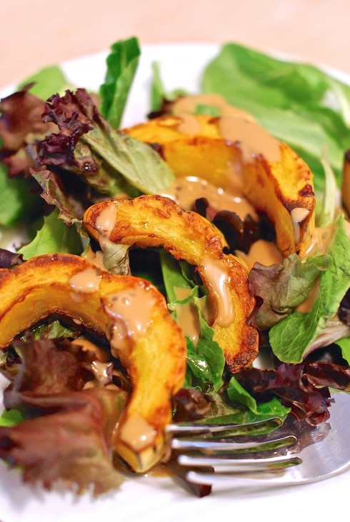 Roated Delicata Squash Salad