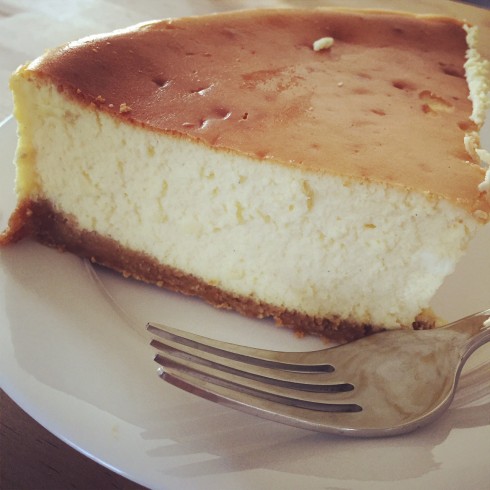 Cheesecake on Lasagna Night