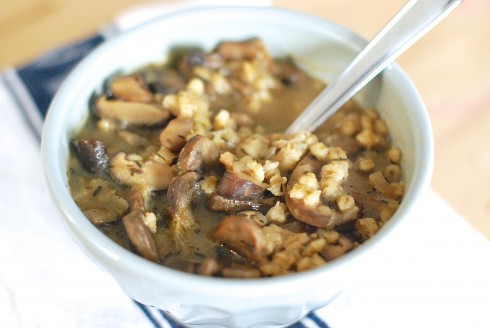 Mushroom Barley Soup