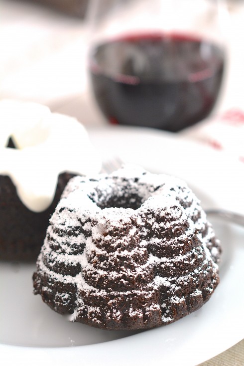 Chocolate Merlot Cakes