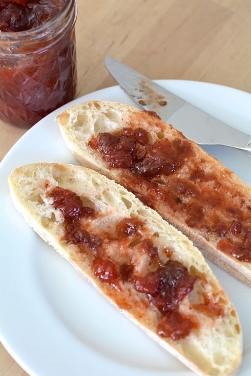 Mrs. Wheelbarrow's Strawberry Rhubarb Sauce | The Naptime Chef