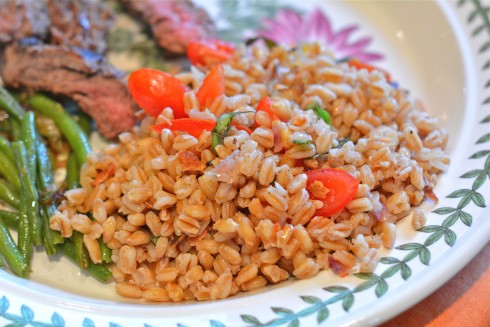 BLT Farro Salad | The Naptime Chef