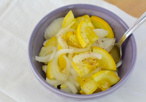 Steamed Squash & Onion | The Naptime Chef