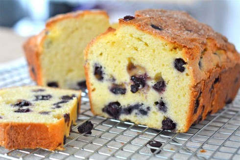 Blueberry Cream Cheese Bread