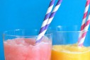 Homemade Fruit Juice Slushies