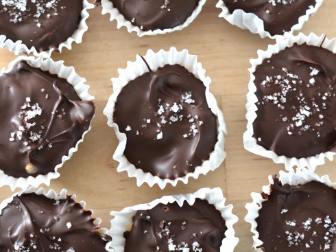 Dark Chocolate Salted Peanut Butter Cups | The Naptime Chef