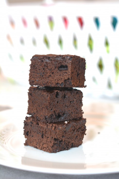 Salted Dark Chocolate Brownies | The Naptime Chef