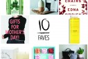 10 Faves: Mother's Day Gift Guide 2016 | The Naptime Chef