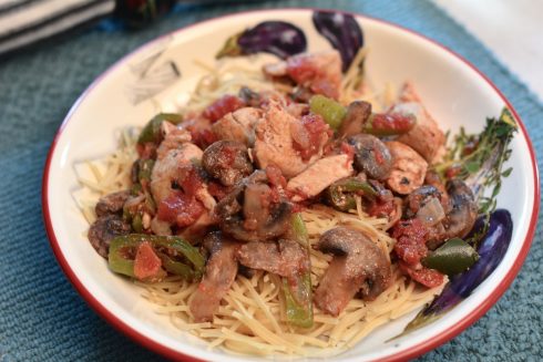 Skillet Chicken Cacciatore | The Naptime Chef