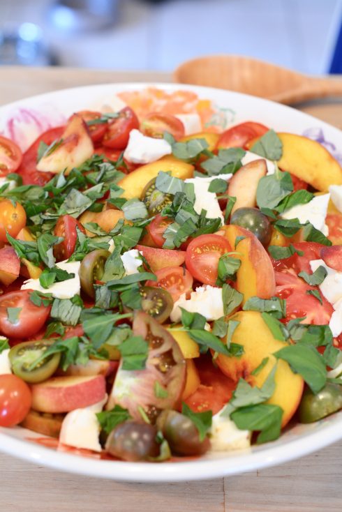 Peach Caprese Salad | The Naptime Chef