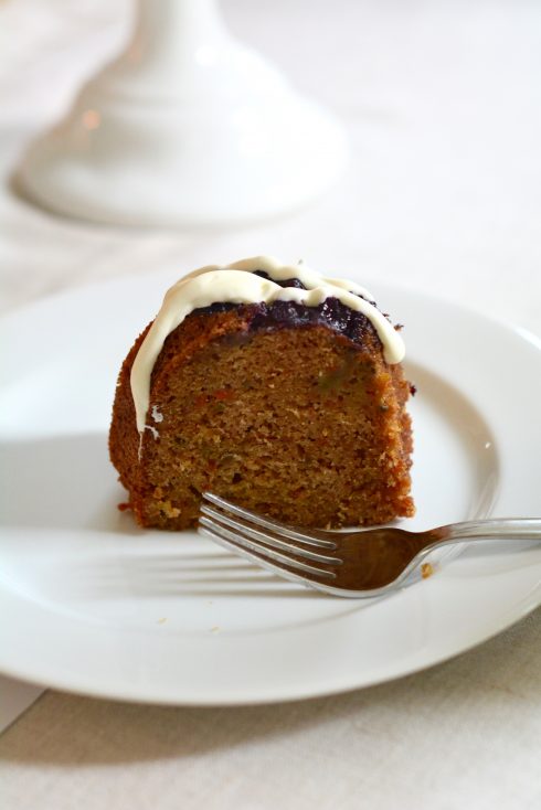 Carrot Blueberry Bundt Cake | The Naptime Chef